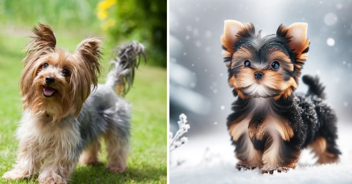 mini yorkiehistory, size & appea