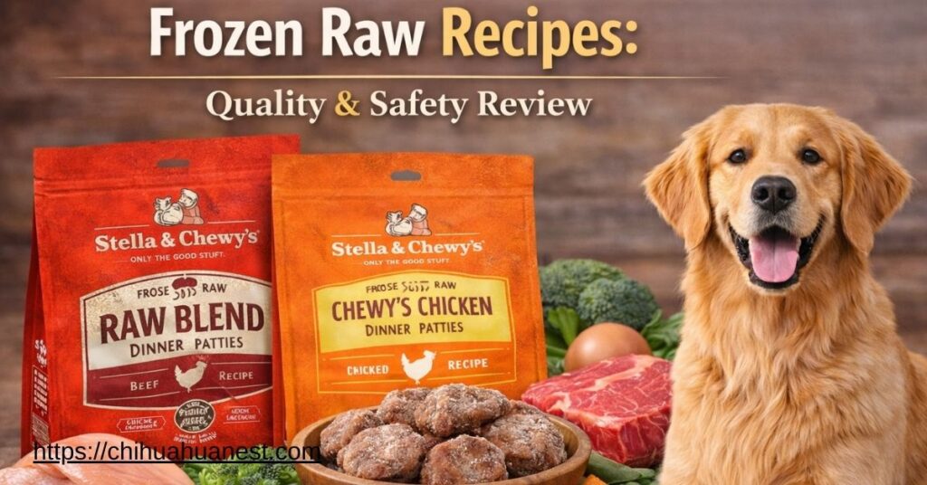 frozen raw recipes quality & safety review
