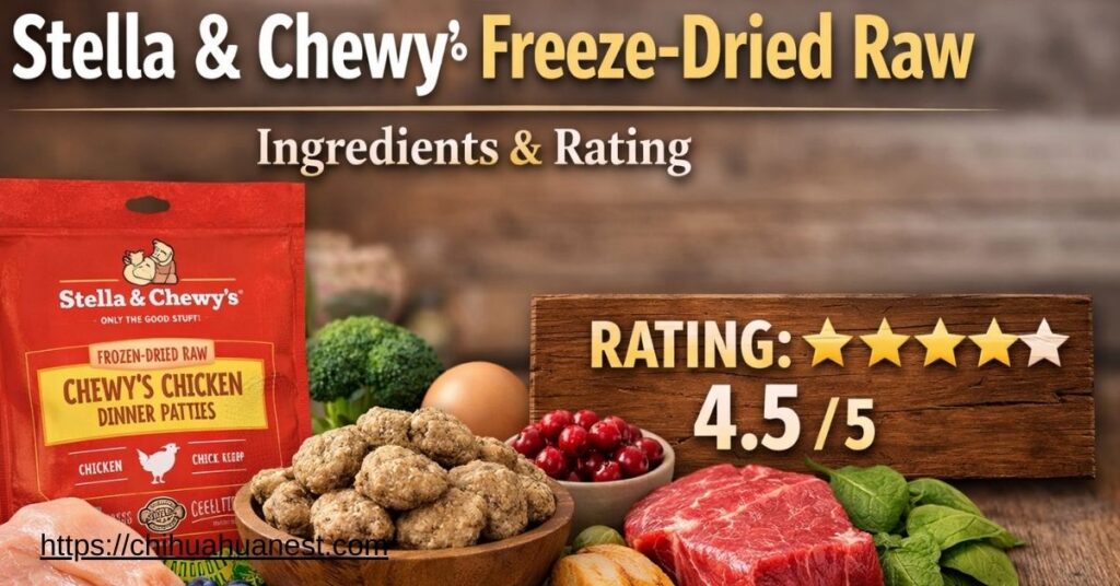 stella & chewy freeze dried rawingredients & rating