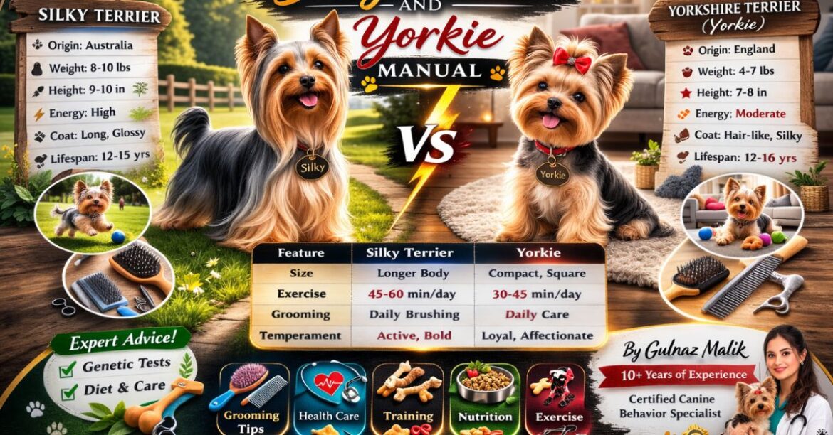 the ultimate silky terrier and yorkie manual everything you need to know (1)