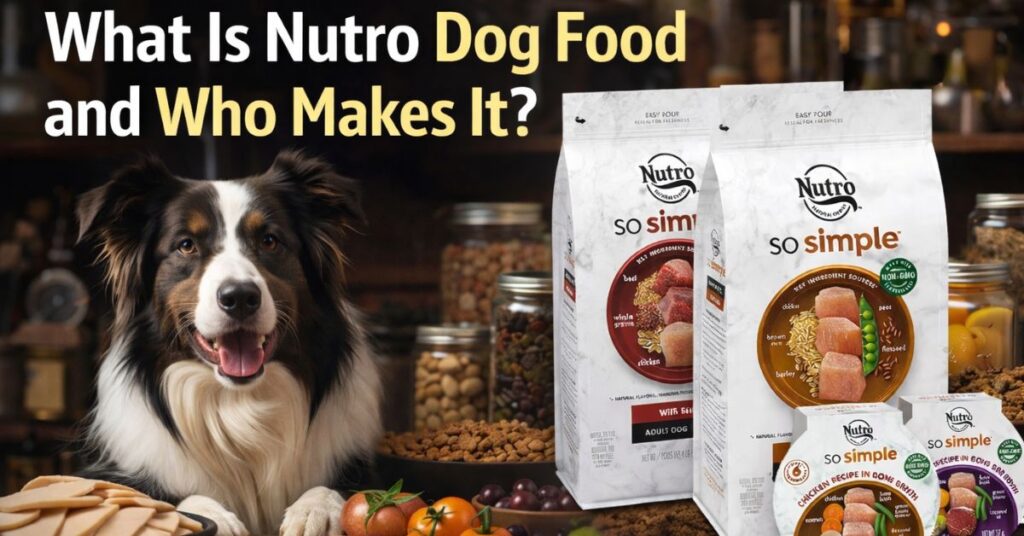  what is nutro dog food and who makes it