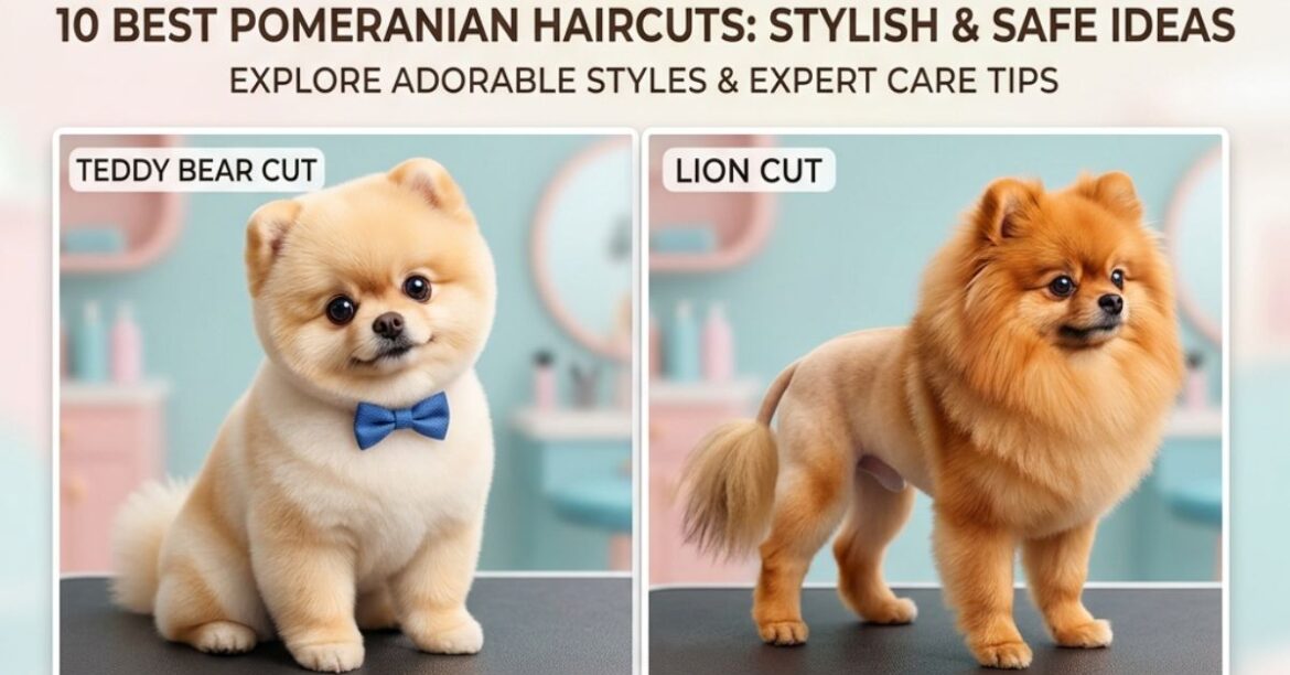 10 best pomeranian haircuts cute, stylish, and safe ideas