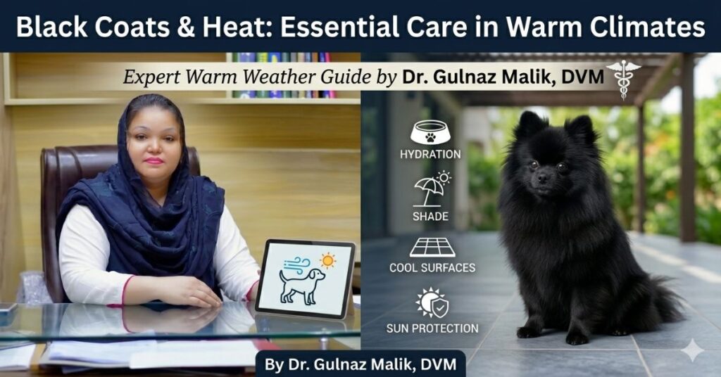 black coats & heat warm climate tips