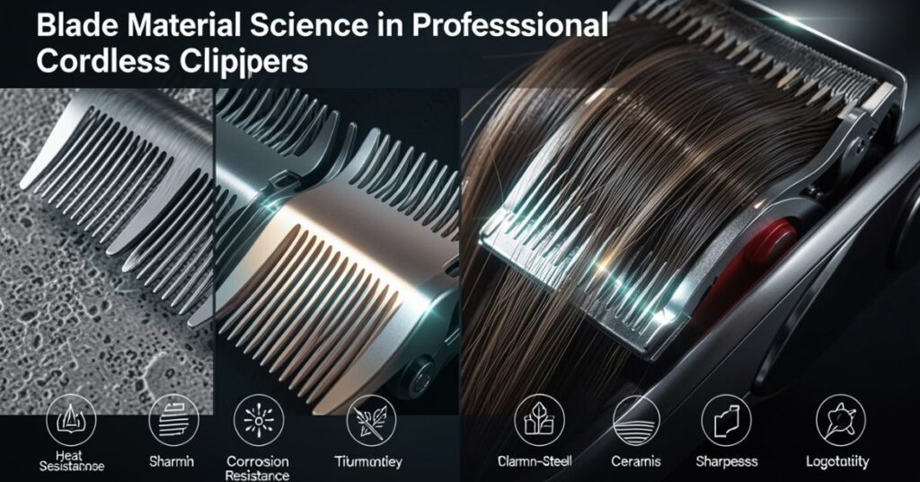 blade material science in professional cordless clippers