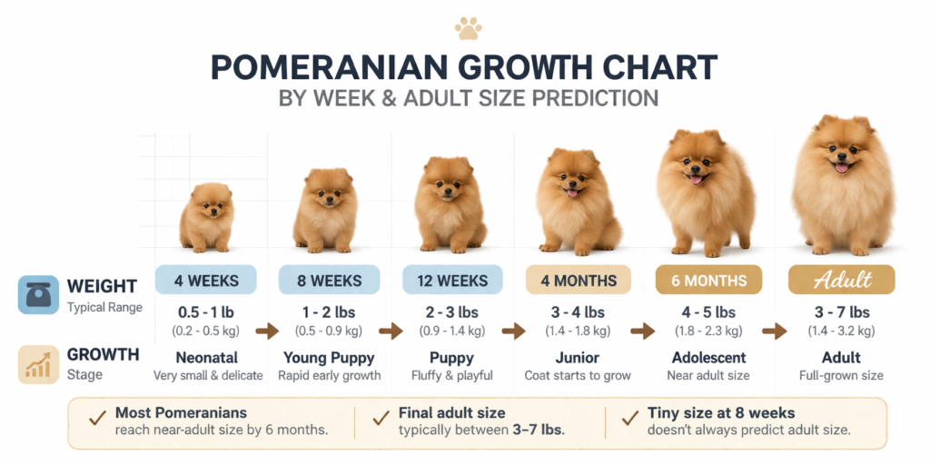 Growth Chart by Week and Predicting Adult Size