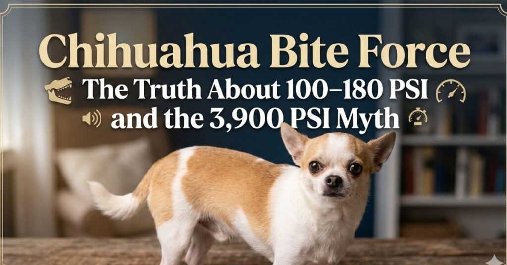 chihuahua bite force the truth about 100–180 psi and the 3,900 psi myth