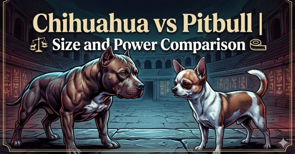 chihuahua vs pitbull size and power comparison