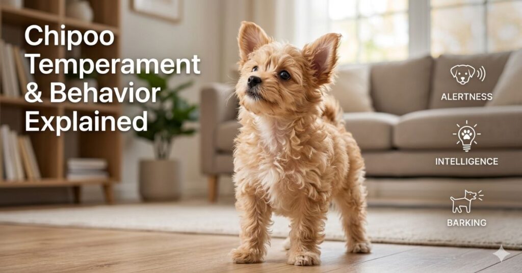 chipoo temperament, behavior, and barking habits explained