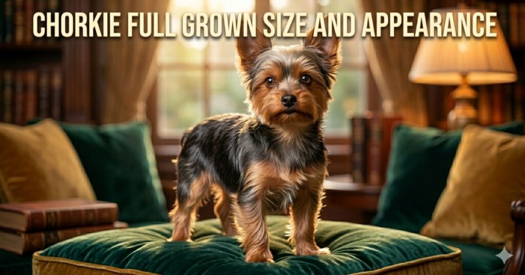chorkie full grown size and appearance