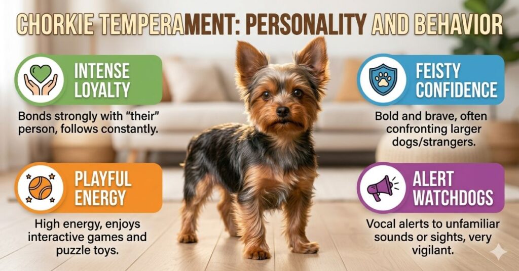 chorkie temperament personality and behavior