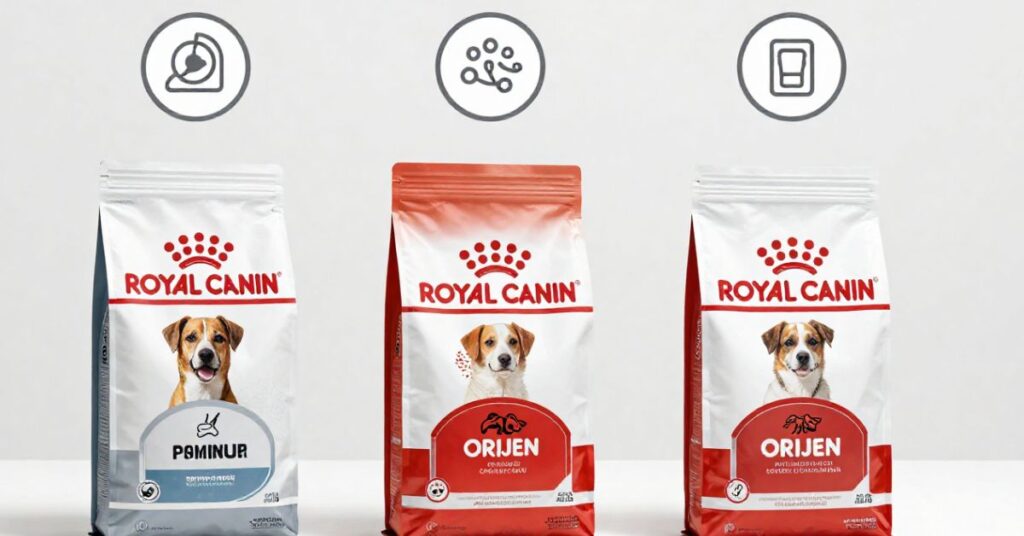 comparison fromm vs. orijen vs. royal canin