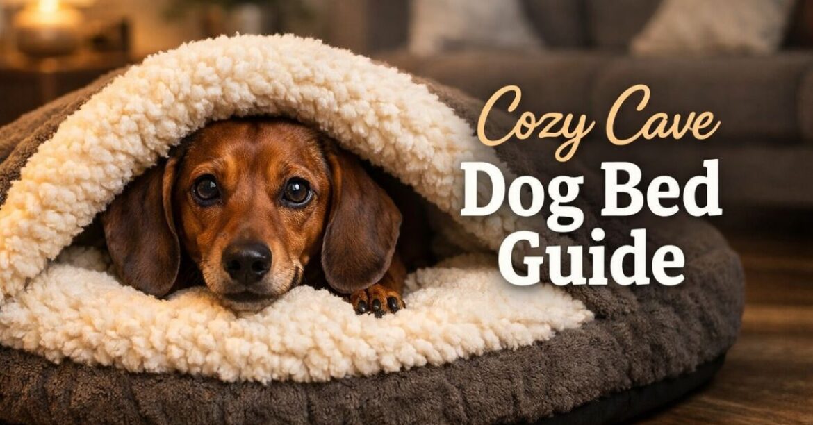 cozy cave dog bed