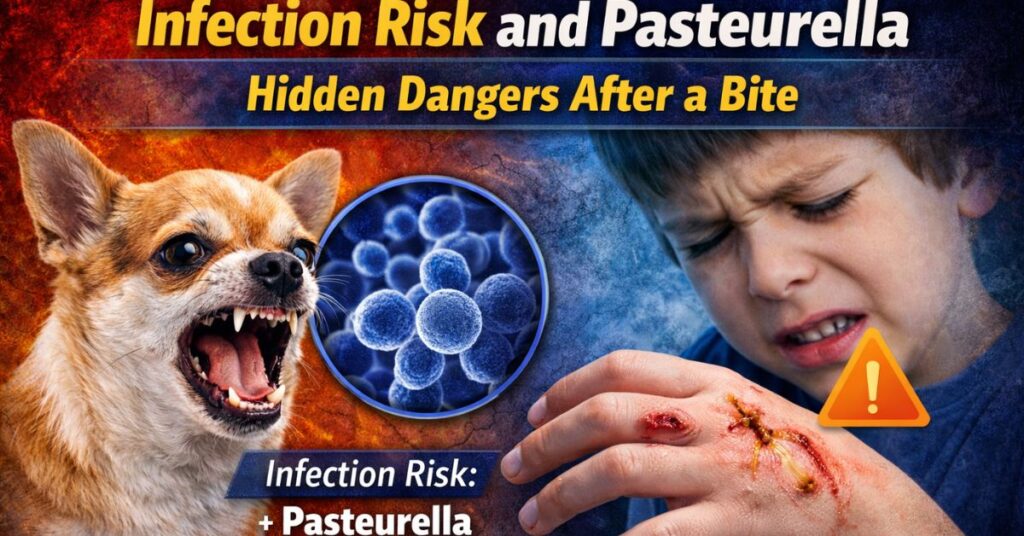 infection risk and pasteurella hidden dangers after a bite