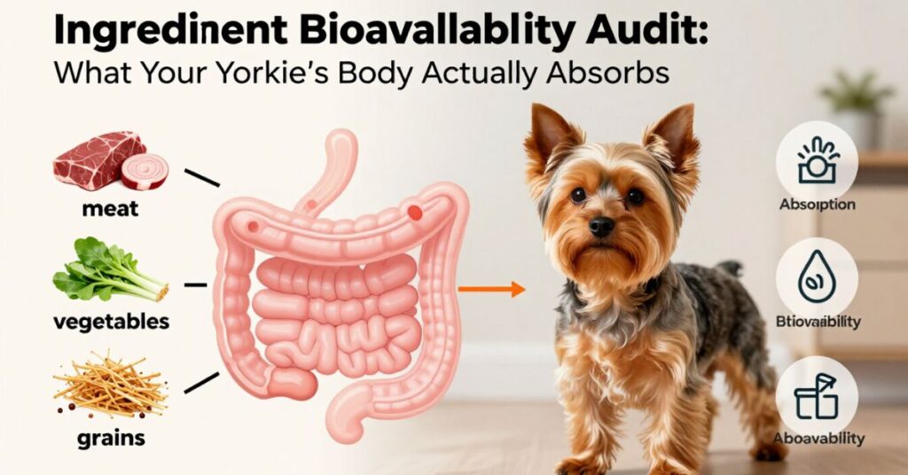 ingredient bioavailability auditwhat your yorkie