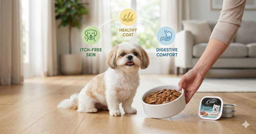 is cesar dog food good for dogs with allergies 