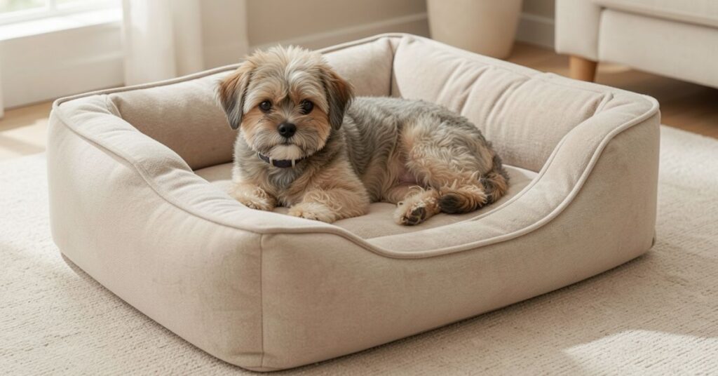 orthopedic cave bed for small dogs