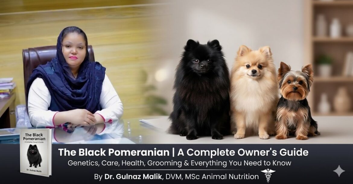 the black pomeranian a complete owner's guide genetics, care, health, grooming & everything you need to know by dr. gulnaz malik, dvm, msc animal nutrition (2)