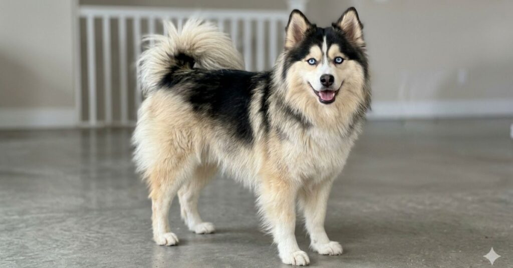 the physical characteristics of a pomeranian husky mix breed