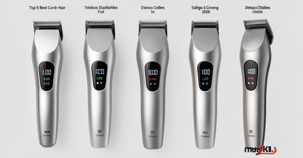 top 5 best cordless hair clippers in 2026