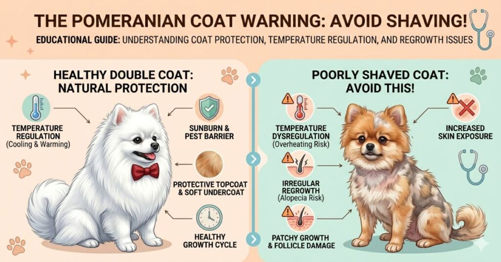 why you must never shave your pomeranian