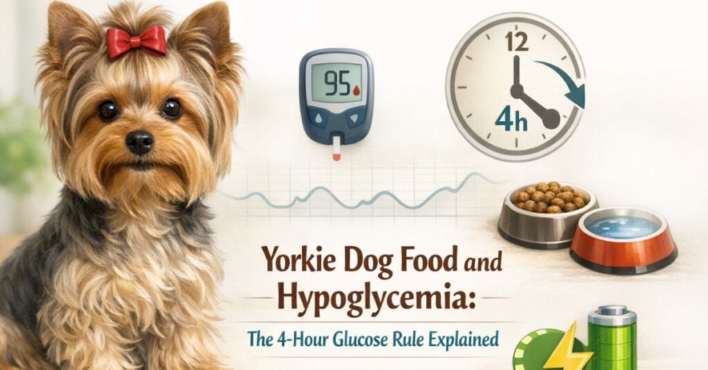 yorkie dog food and hypoglycemia the 4 hour glucose rule explained