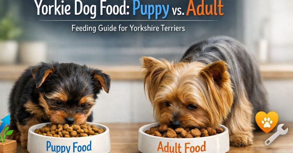 yorkie dog foodpuppy vs. adult feeding guide for yorkshire terriers (1)