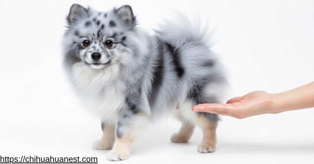 Blue Merle Pomeranian | Guide Price, Care & Facts full grown size