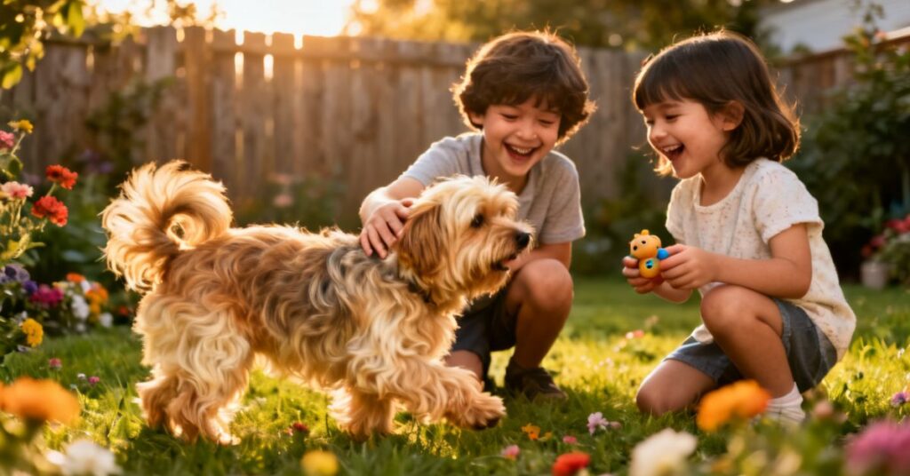  living with families and children