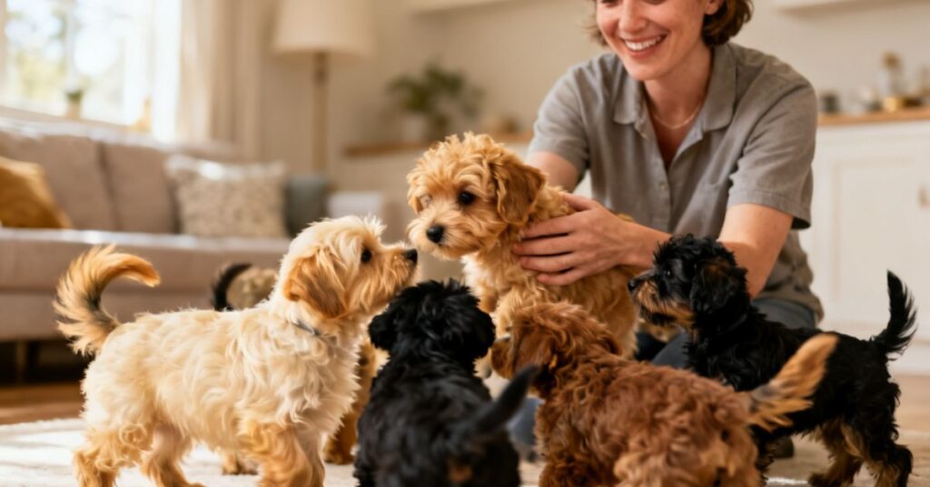 how yorkie poodle breeders raise healthy puppies