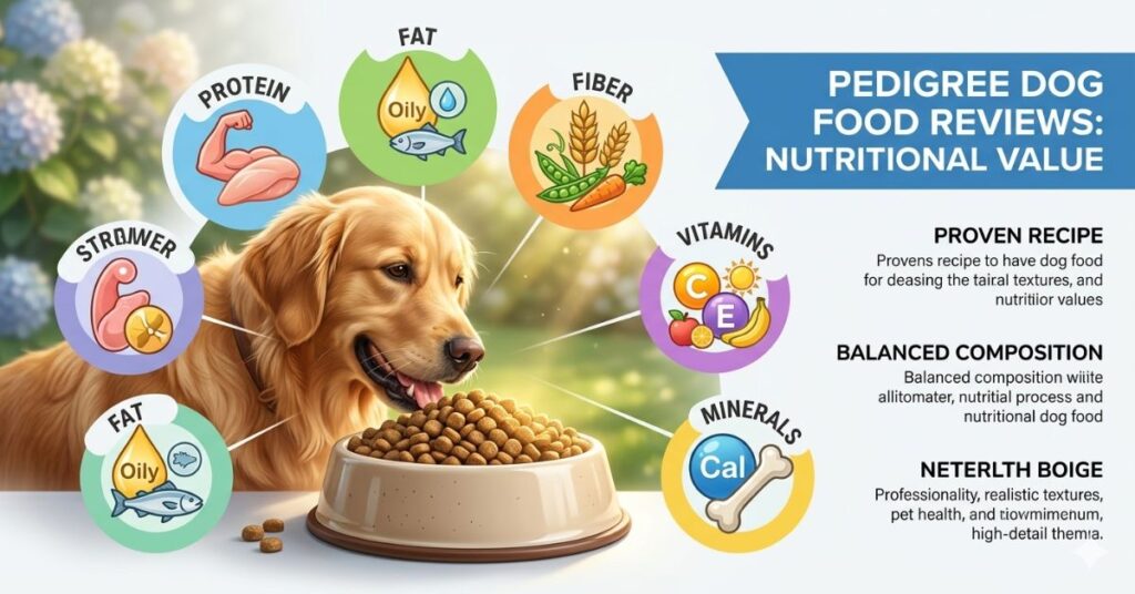 pedigree dog food reviews nutritional value (detailed)
