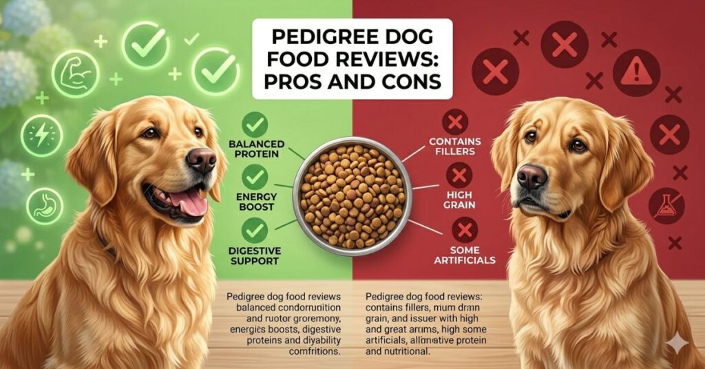pedigree dog food reviews pros and cons