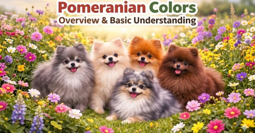 pomeranian colors overview and basic understanding