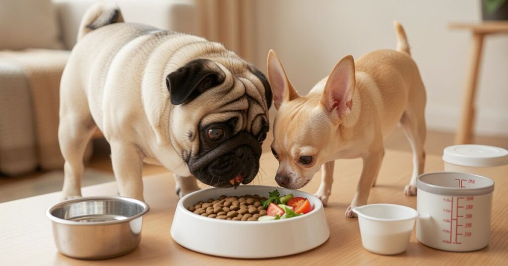pug and chihuahua mixed feeding and nutrition guide