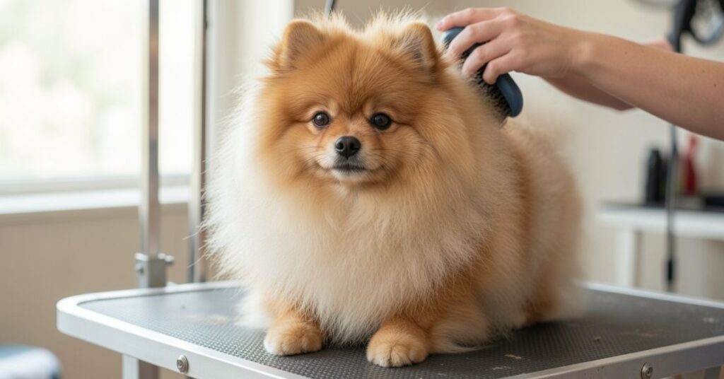 throwback pomeranian dog care and grooming 
