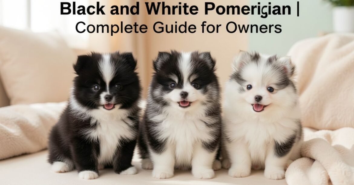 Black and White Pomeranian |Complete