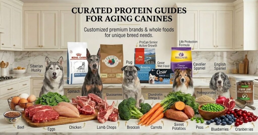 high protein dog food for senior dogs