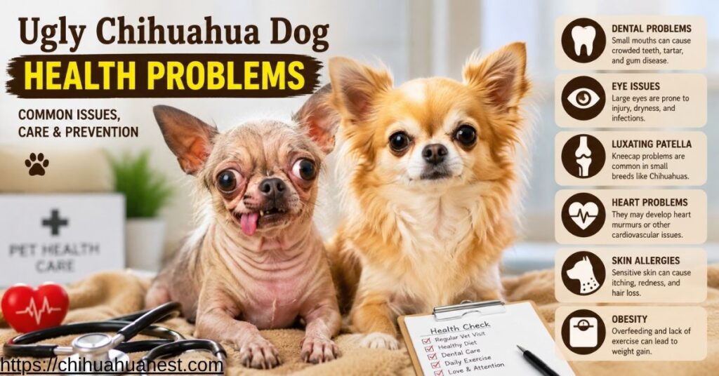 Ugly Chihuahua Dog| Complete Owner Guide dog health problems
