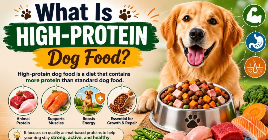 what is high protein dog 