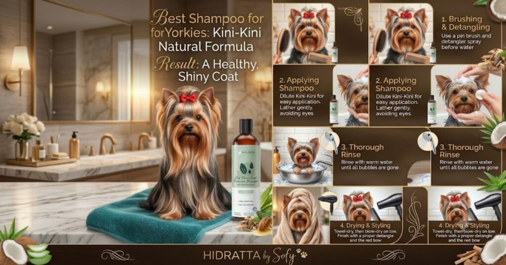 Best Shampoo for Yorkies: Complete Guide to Healthy and Shiny Coats yorkies and proper bathing techniques