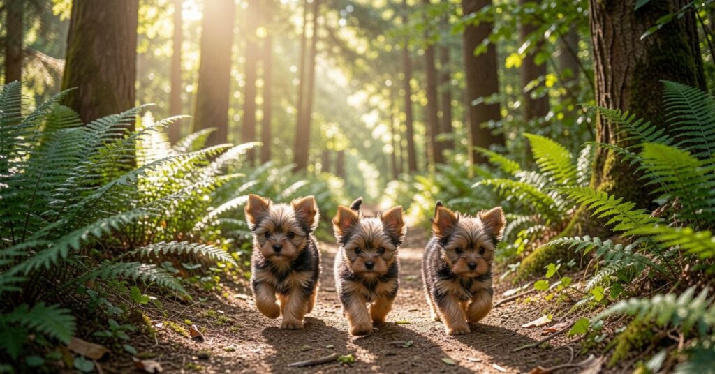 mini yorkie puppies exercise needs