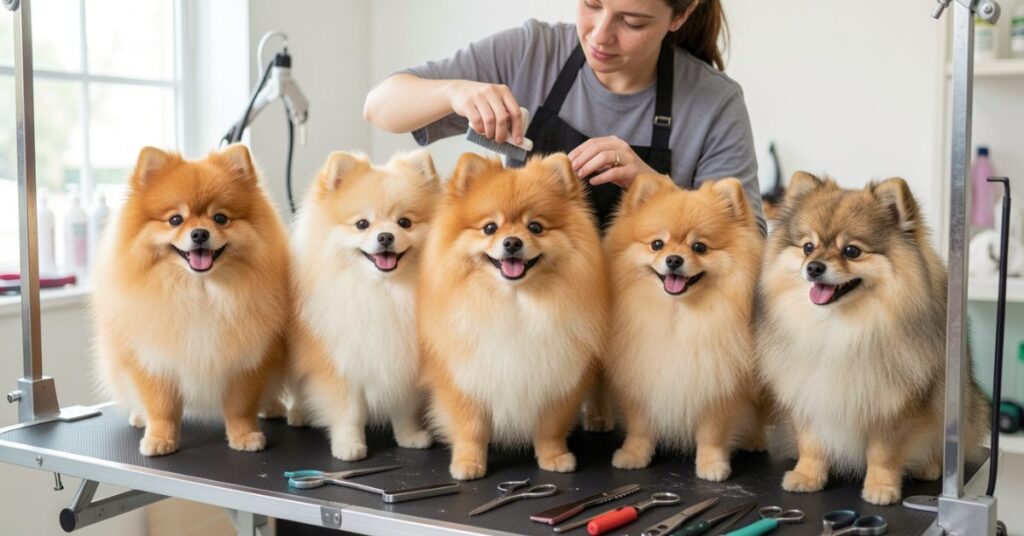 pomeranian dog breeds grooming requirements