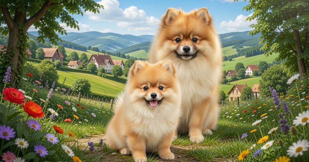 pomeranian dog breeds history and origin