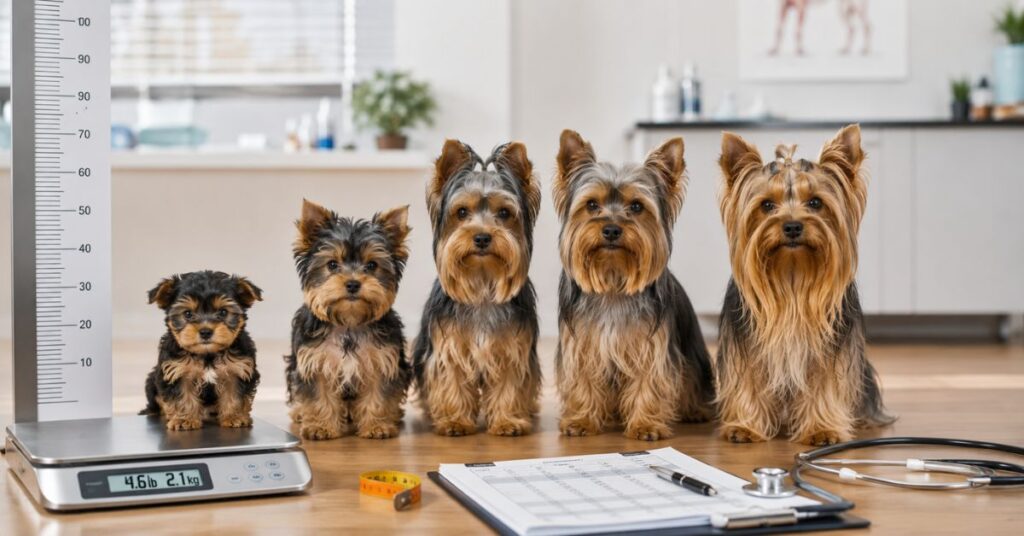 How Big Do Yorkies Get? Full-Grown Size Guide (2026) how big do yorkies get average size and weight