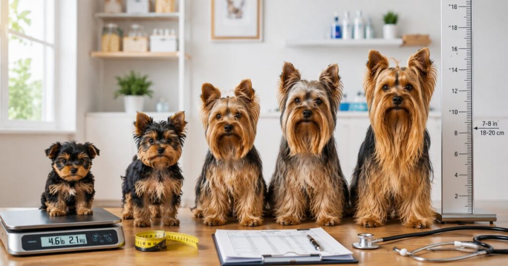How Big Do Yorkies Get? Full-Grown Size Guide (2026) how big do yorkies get average size and weight explained