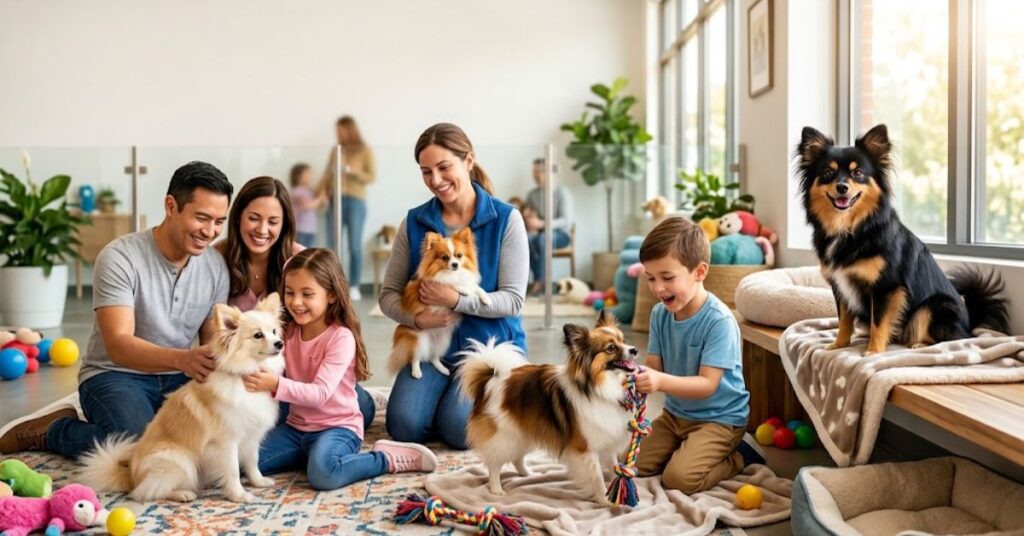 Papillon Pomeranian Mix| Complete Care and Breed Guide papillon pomeranian mix adoption guide