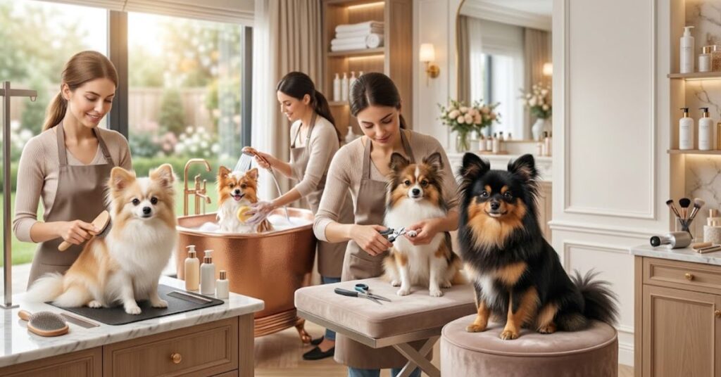 Papillon Pomeranian Mix| Complete Care and Breed Guide papillon pomeranian mix grooming costs