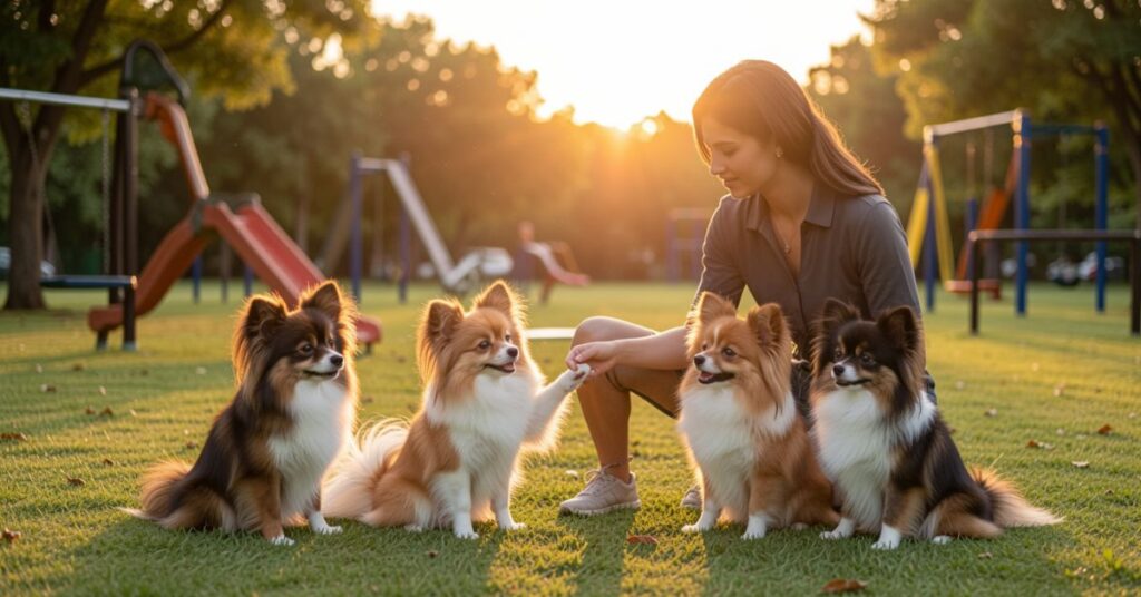 Papillon Pomeranian Mix| Complete Care and Breed Guide pomeranian mix training tips