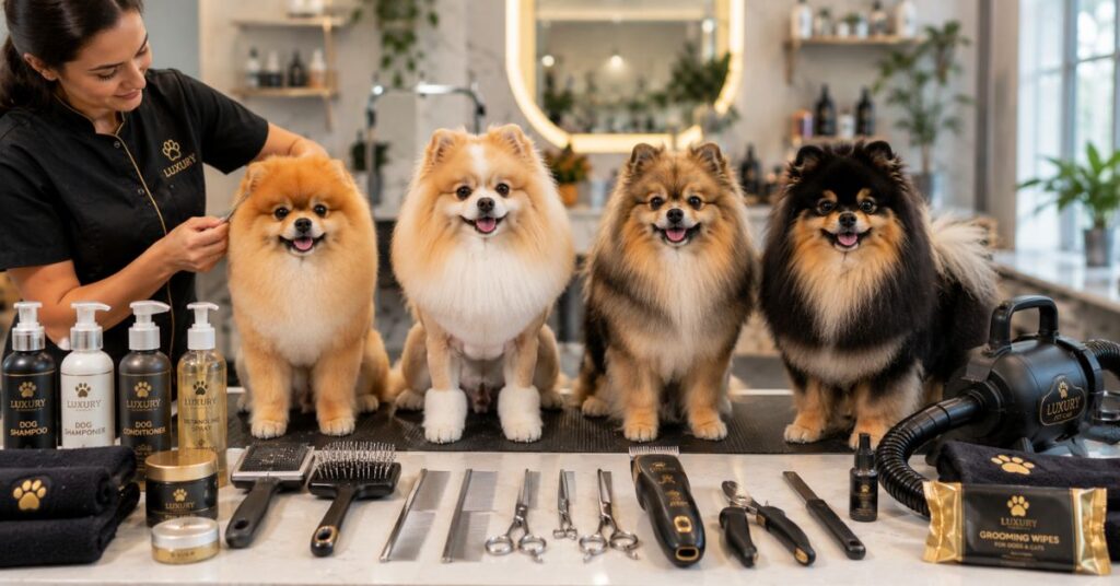 pomeranian hairstyles grooming tools you need