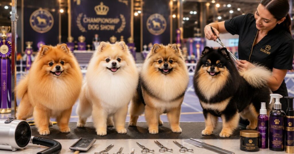 pomeranian hairstyles show cut