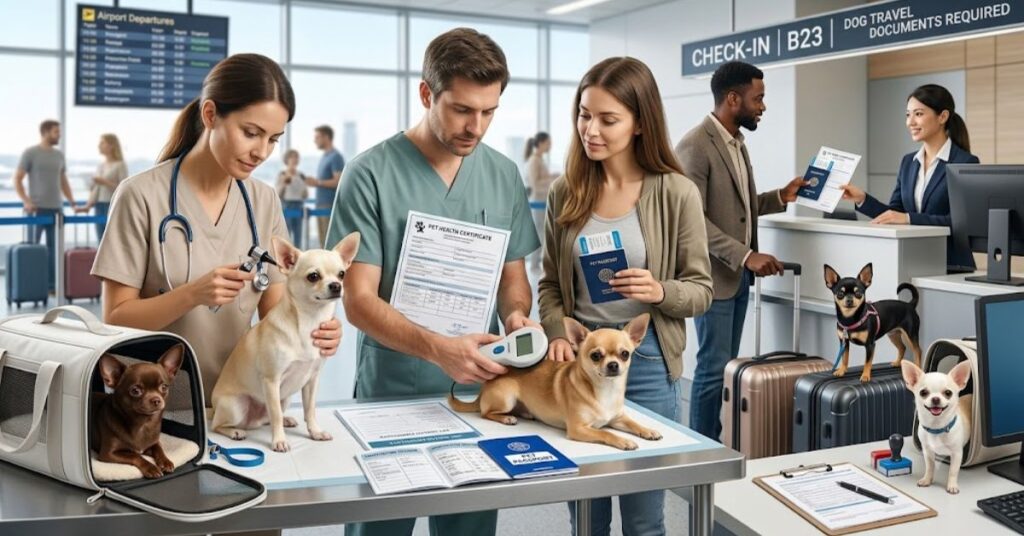 preparing your chihuahua mentally and physically before the flight